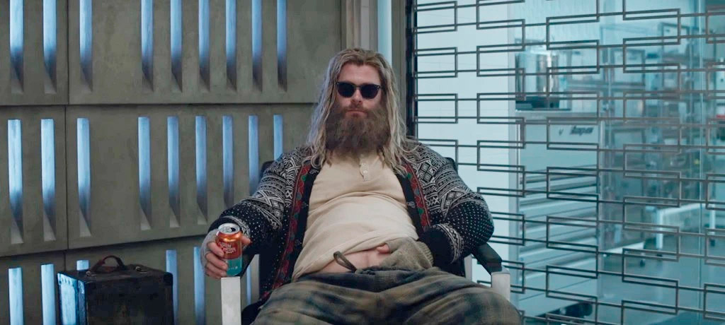 thor odinson with creature comforts tropicalia from avengers endgame