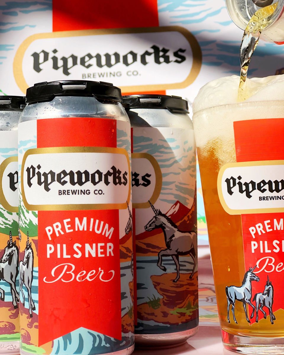 Premium Pilsner Beer Pipeworks Brewing Company