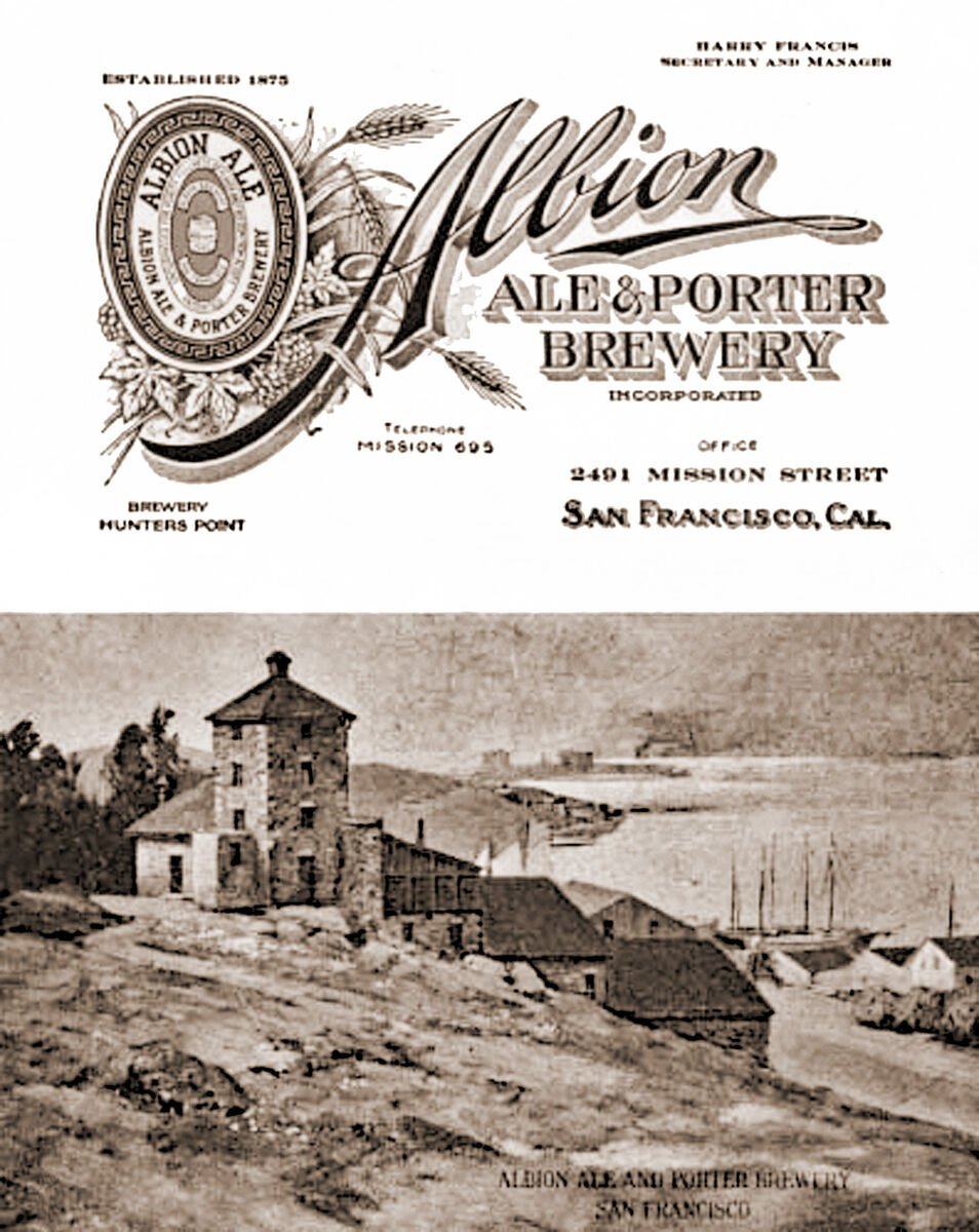 albion ale and porter brewery historical ad 2