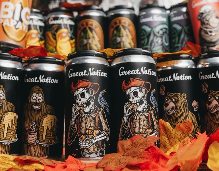 great notion brewing beers selection
