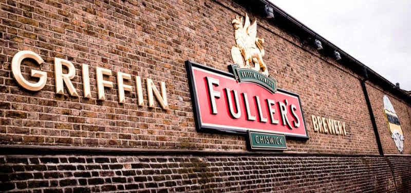 Fuller’s Brewery brick sign