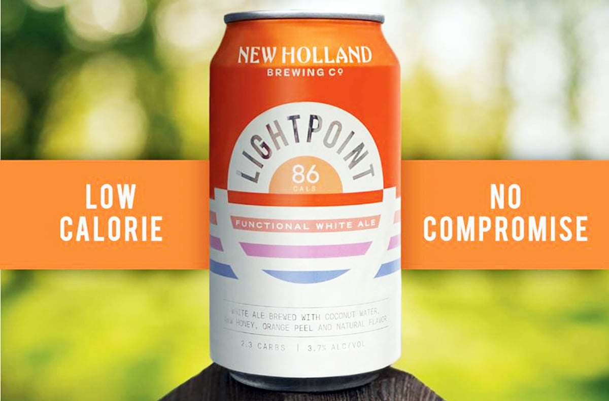 lightpoint new holland low-calorie beer