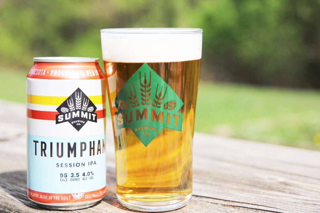 triumphant summit brewing co. low-calorie beer